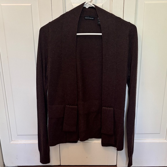 Moda International Dark Brown Cardigan - Picture 1 of 3